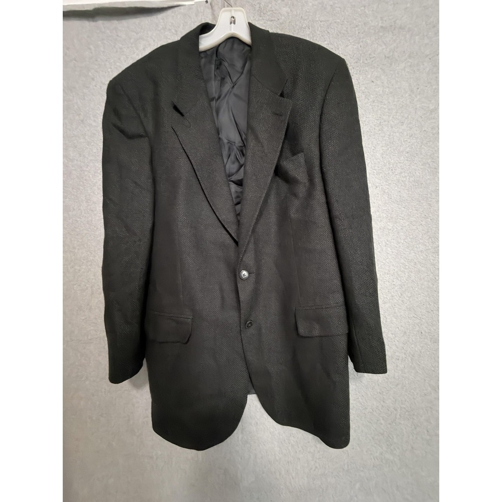 Brandini Blazer Sport‎ Coat Mens 44L Gray Pure Wool Tweed Canada Business Jacket